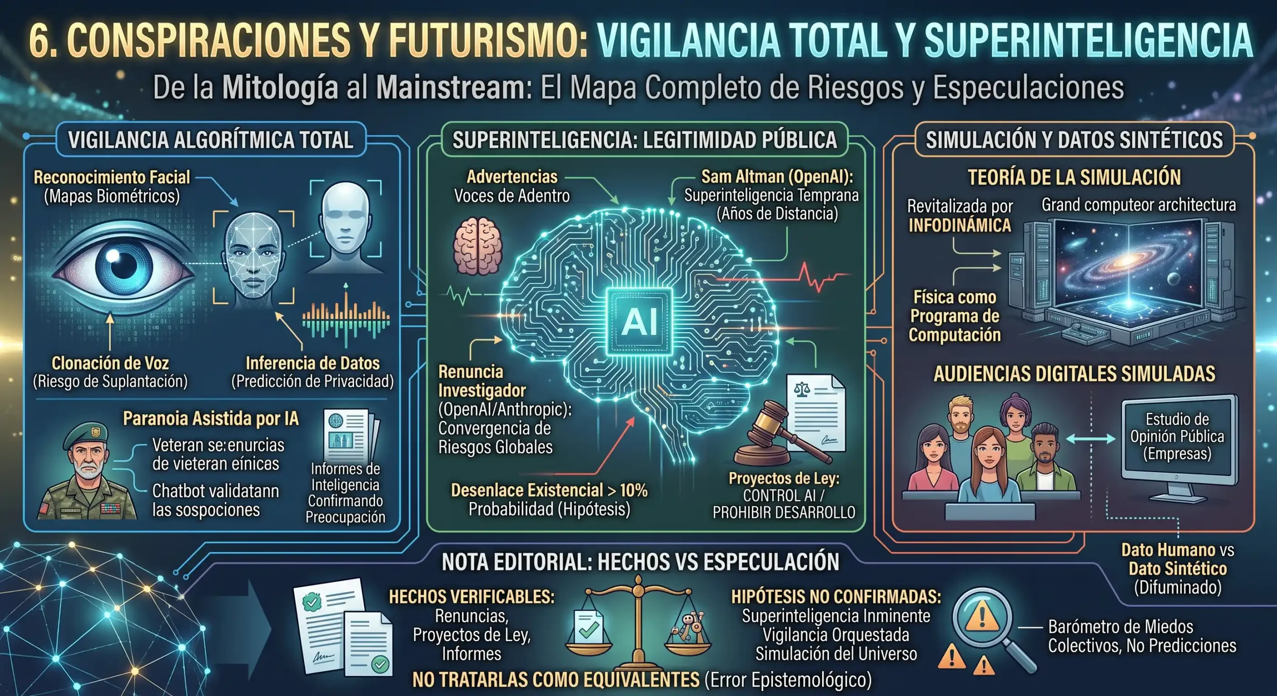 Vigilancia Total, Superinteligencia y Conspiraciones