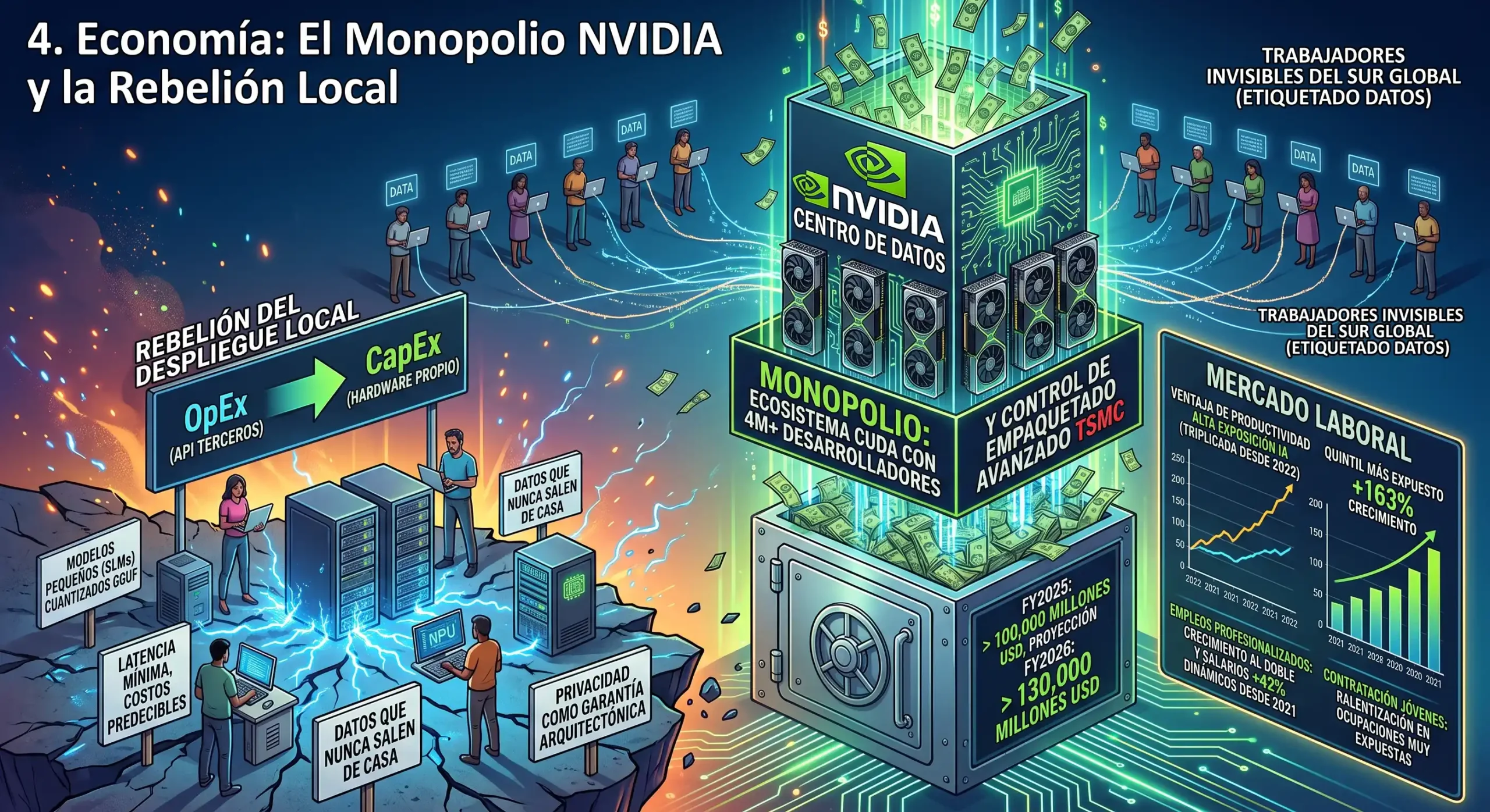 El Monopolio NVIDIA y la rebelión de la IA Local